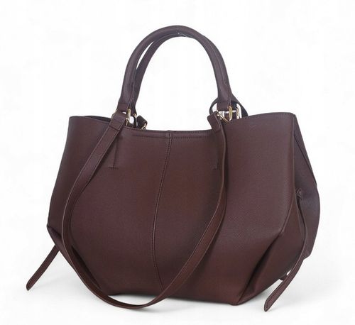 Gallantry Paris Genialna czekoladowa torebka shopper Łódka Pola Portfelik na Arena.pl