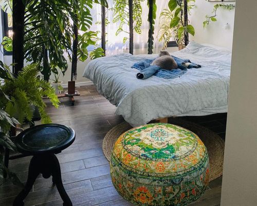 Mandala Life ART Bohemien Poszewka na Poduszkę 60 x 20 cm Okrągła na Arena.pl