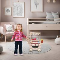 DREWNIANA ZABAWKA EDUKACYJNA LODZIARNIA ZESTAW DO LODÓW DLA DZIECI 3+