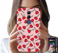 ETUI DO HUAWEI MATE 20 LITE - KOBIECE, MODNE WZORY LIZAKI W SERCA CASE