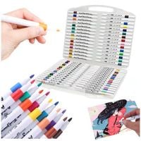 Markery pisaki flamastry akrylowe zestaw 48 sztuk kolorowe do malowania