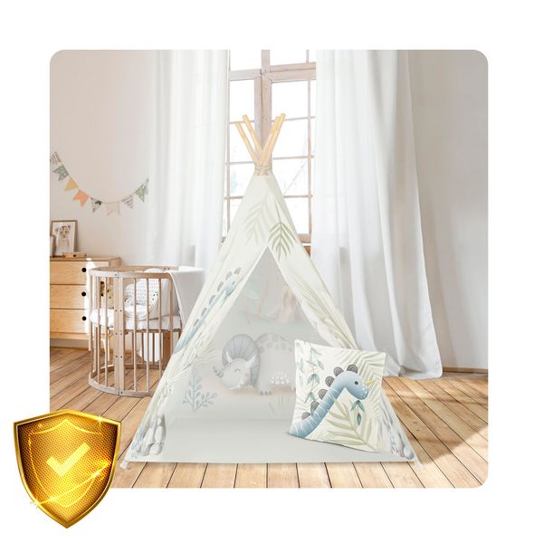 Namiot tipi dla dzieci Nukido - dinozaury zdjęcie 9