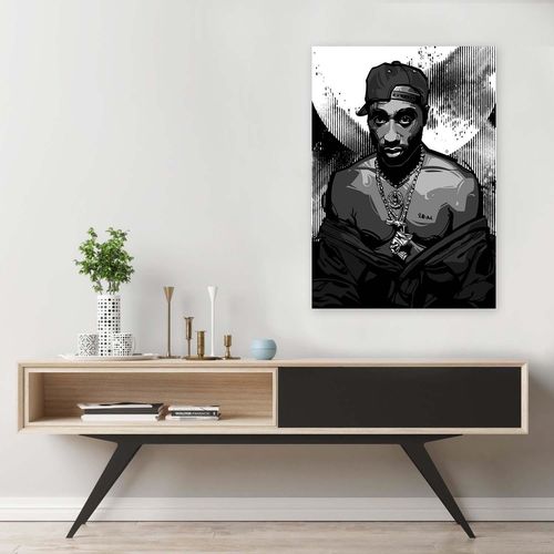 Obraz na płótnie - Canvas, Król Rapu Tupac 50x70 na Arena.pl