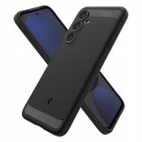 ETUI SPIGEN RUGGED ARMOR DO SAMSUNG GALAXY S24 FE CZARNE SMUKŁE WYTRZYMAŁE