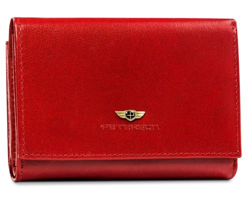 elegancki portfel damski ze skóry naturalnej - peterson na Arena.pl