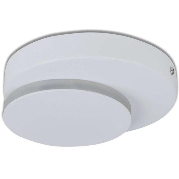 Ścienna LAMPA kinkiet DALLAS 1352923 Nave okrągła OPRAWA metalowa LED 6W 3000K plafon sufitowy biały zdjęcie 3