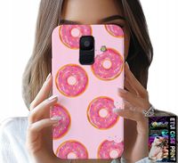 ETUI DO SAMSUNG A6 2018 - WZÓR Z PĄCZKAMI DONATAMI POLEWĄ CUKROWĄ