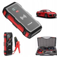 Mocny Jump Starter BOOSTER Rozruch PowerBank Ładowarka QI 26800 mAh 800 A