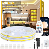 Taśma LED Cob Gliztech 14M kompatybilna z Alexa Google Home + pilot