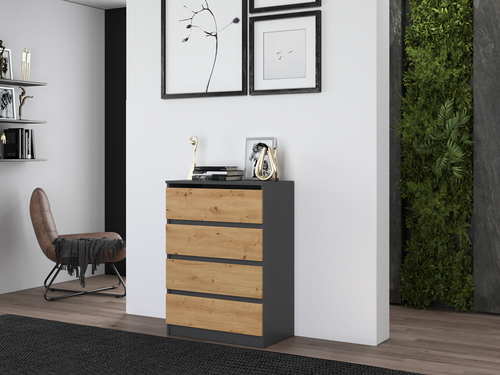 Komoda Malwa M4 ANTRACYT ARTISAN na Arena.pl