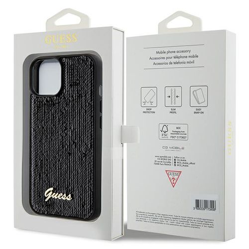 Etui Guess do iPhone 15, iPhone 14, iPhone 13, Czarny na Arena.pl