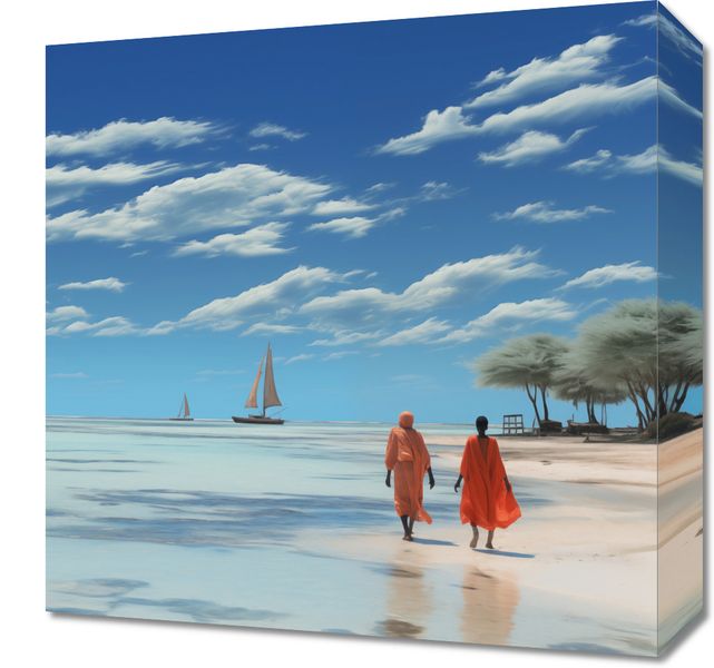 Obraz 40x40cm Spokój w Piaskach zdjęcie 1