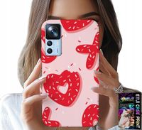 ETUI DO XIAOMI 12T / 12T PRO - KOBIECE, MODNE WZORY XOXO SERCE + SZKŁO