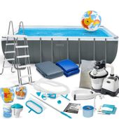 Basen ogrodowy stelażowy 549 x 274 x 132 cm 21w1 INTEX 26356