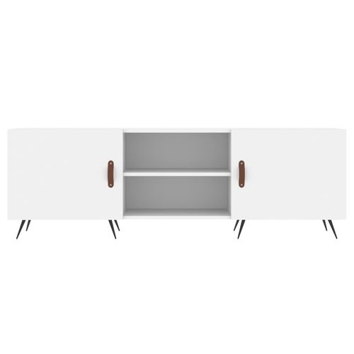 Szafka pod TV, biała, 150x30x50 cm, materiał drewnopochodny na Arena.pl