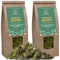 Herbata konopna KWIAT KONOPI CBG + CBD Zestaw!