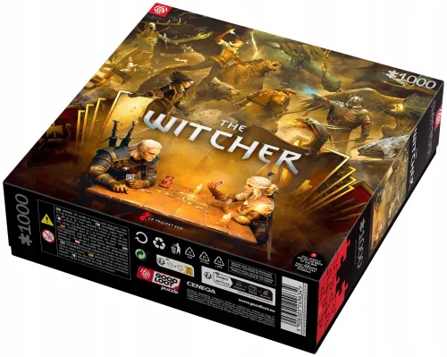 Puzzle Good Loot Wiedźmin 1000 elementów Puzzle Gaming The Witcher Wiedźmin na Arena.pl