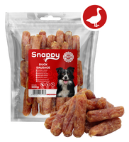 Kielbaski z kaczki dla psa - zdrowy przysmak 500g SNAPPY