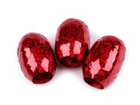 Wstążki metaliczne czerwone 3 sztuki