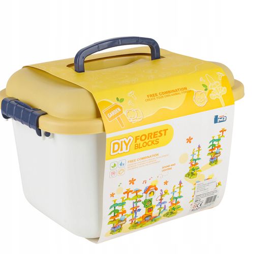 Klocki konstrukcyjne kwiaty DIY FOREST BLOCK ogród las 120 elementów 389-12 na Arena.pl