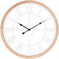 Elegancki zegar ścienny MDF wycinany XL Ø 50 cm