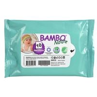 Bambo Nature Chusteczki nawilżające 10 sztuk