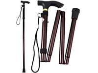 Laska inwalidzka ortopedyczna aluminiowa składana