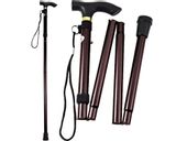 Laska inwalidzka ortopedyczna aluminiowa składana