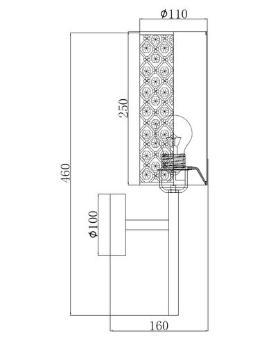 Kinkiet Dann Lux Design PAO BK-W DLD5308 Czarny na Arena.pl