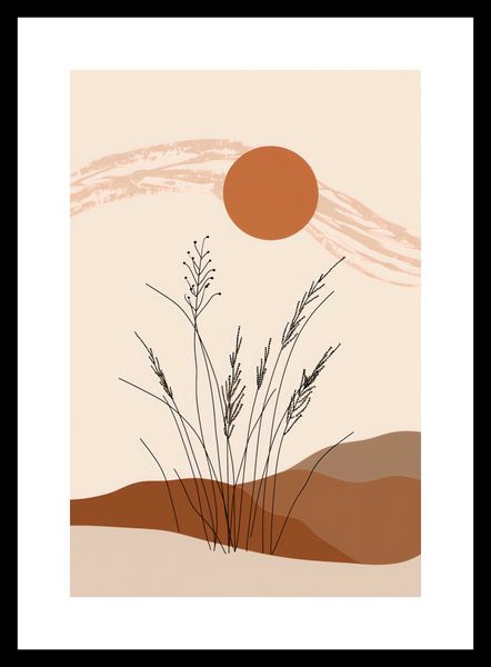 Plakat 20x30cm Złote Źdźbła zdjęcie 3
