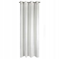 Firana gotowa na przelotkach ELICIA 140x250 Eurofirany biała