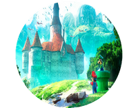 Opłatek na tort Mario Bros