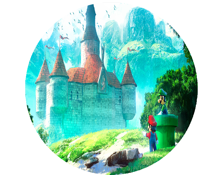 Opłatek na tort Mario Bros zdjęcie 1