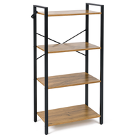 Regał loftowy dąb 120x66x30 cm industrialny biuro salon