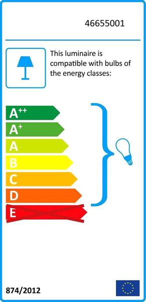 Stojąca LAMPA stołowa LARGO 46655001 Nordlux biurkowa LAMPKA metalowa na trójnogu biała zdjęcie 5