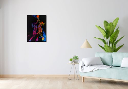 Plakat 50x70cm Mecz W Kosza na Arena.pl