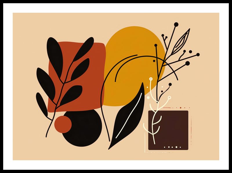 Plakat 70x50cm Ciepłe Kontury zdjęcie 3
