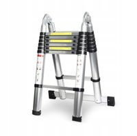 DRABINA ALUMINIOWA TELESKOPOWA PRZEGUBOWA 4.4 M (2 x 220 cm ) 2 x 7 STOPNI