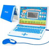 KINDERPLAY LAPTOP DLA DZIECI EDUKACYJNY DO NAUKI LITEREK LICZENIA 120