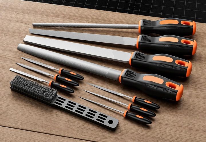 Zestaw pilników do metalu drewna iglaki iglaków tarniki zdzieraki etui 18el zdjęcie 10