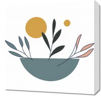 Obraz 50x50cm Miska Roślinności