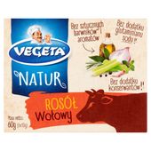 Vegeta Natur Rosół wołowy 60 g (6 x 10 g)