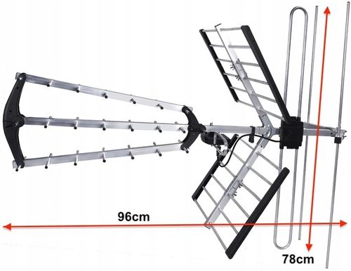 ANTENA Dvbt2 4k Mux8 Tv Naziemna Zewnętrzna OLYMPIA BX1000 LTE COMBO na Arena.pl