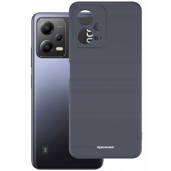 Spacecase Silicone Case Poco X5 5G/Redmi Note 12 5G Black zdjęcie 2
