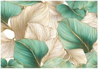 Fototapeta Na Flizelinie Do Sypialni Salonu Liście 400x280