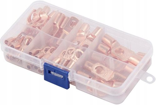 ZESTAW KONEKTORÓW OCZKOWYCH KONEKTOR OCZKOWY NIEIZOLOWANY M6 M8 MIEDŹIANYCH na Arena.pl