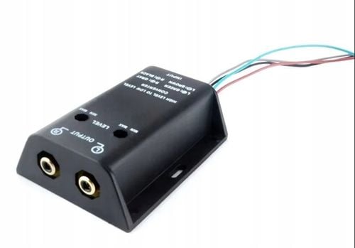 Konwerter poziomu sygnału głośnikowego RCA adapter audio High Low na Arena.pl