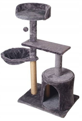 Drapak Dla Kota Duży Wysoki Wieża Legowisko Domek Budka Zabawka Sznurek na Arena.pl