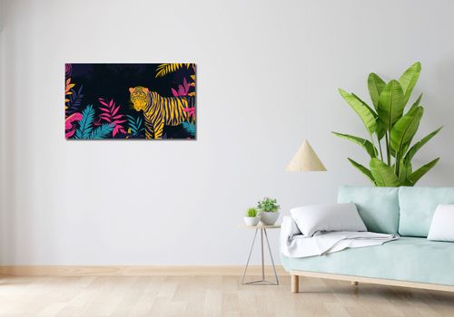 Obraz 90x50cm Tygrys w Rozdarciu na Arena.pl