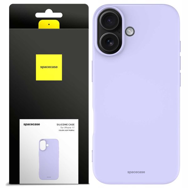 Spacecase Silicone Case 3.0 Iphone 17 Light Purple zdjęcie 1